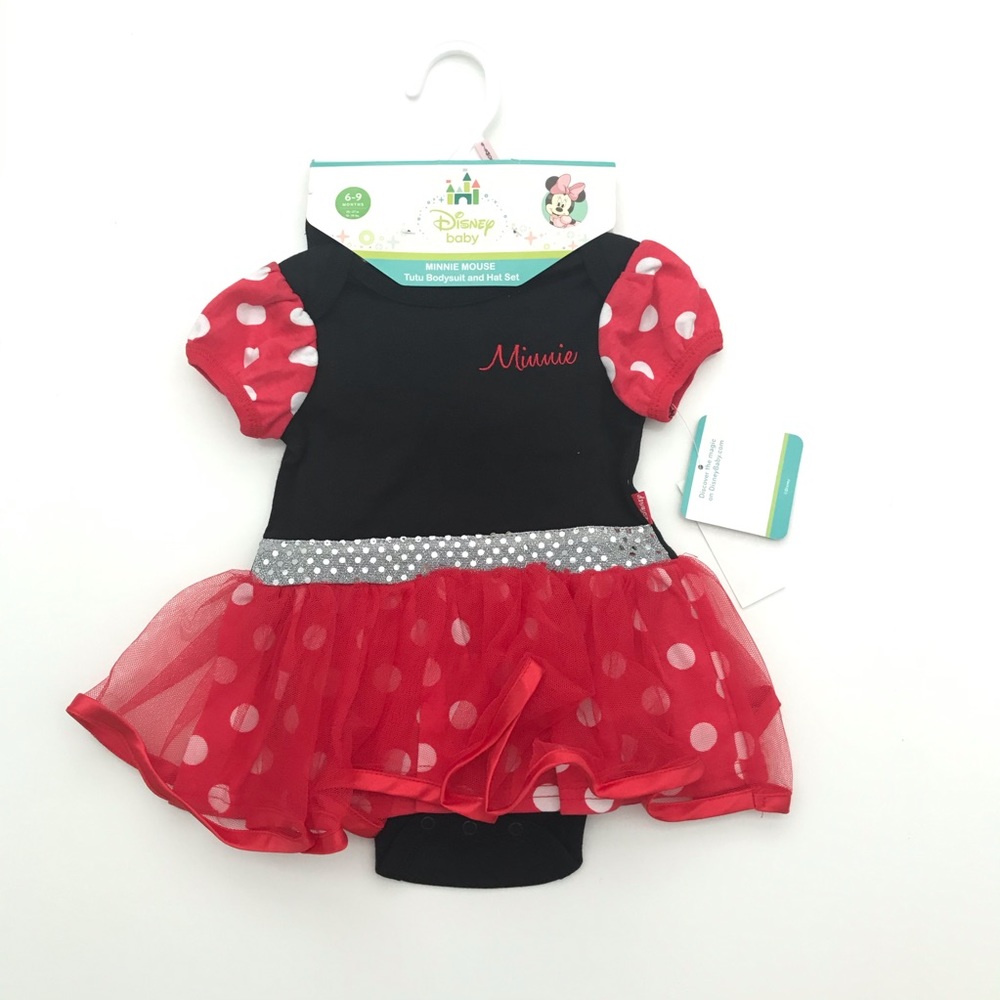 Disney (NEW) Baby Girls Minnie Mouse Set 6-9 Month - Picture 2 of 5